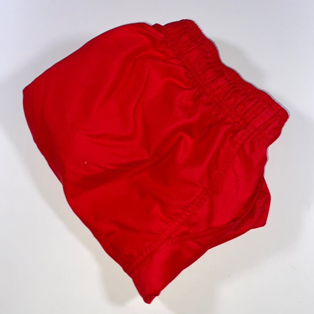 Faded Glory Mens Red Swim Trunks Size M 32-34 Mesh‎ Lined Pockets Board Shorts